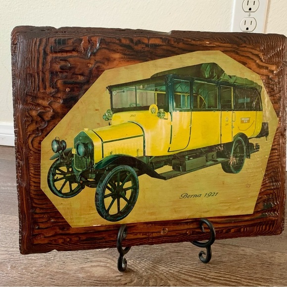 Vintage Wooden picture of Berna 1921 - Picture 10 of 10